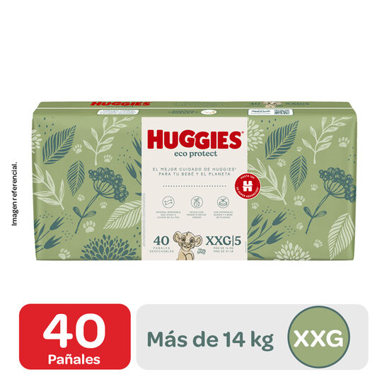 Pañal Huggies Eco Protect Talla XXG 50 unid